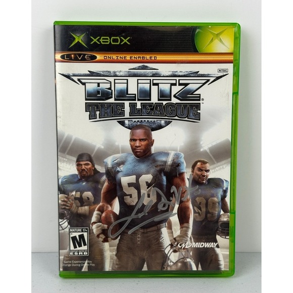 Blitz: The League (Xbox) Autographed Signed by Sal Divita - Midway Games Legend!